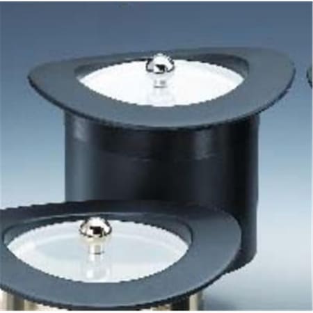 Sharptools Top Hats Black with Black 3 Quart Ice Bucket with Band and Lucite Cover SH88569